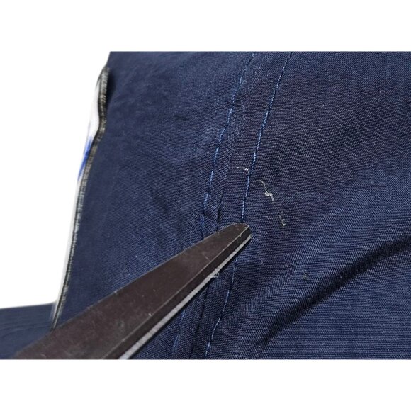 Vintage Coors Rodeo Rope Hat Cap Patch Blue Adjustable Coors Beer Otto Cap - Picture 7 of 11